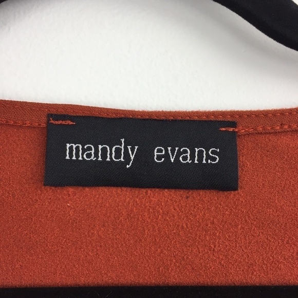 Mandy Evans Suede Feel Tee Scallop Edges - Picture 6 of 6